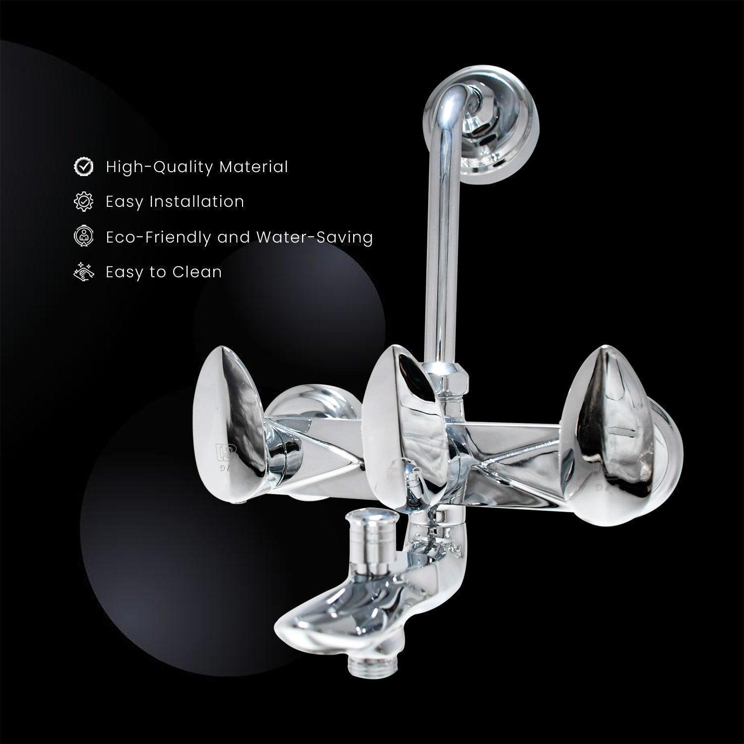 NAUTICA Wall Mixer 3 in 1 with L Band - Versatile Bathroom Mixer for Tap, Shower, and Wash Basin - D&B Bathware