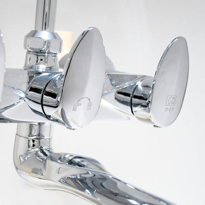 NAUTICA Wall Mixer 3 in 1 with L Band - Versatile Bathroom Mixer for Tap, Shower, and Wash Basin - D&B Bathware