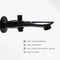 Nautica Bath Spout Tip Ton Black | Modern & Durable Bath Spout - D&B Bathware