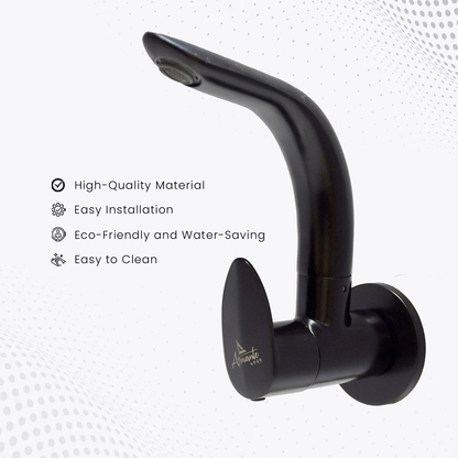 Nautica Sink Cock - Black | Modern & Durable Bathroom Faucet - D&B Bathware