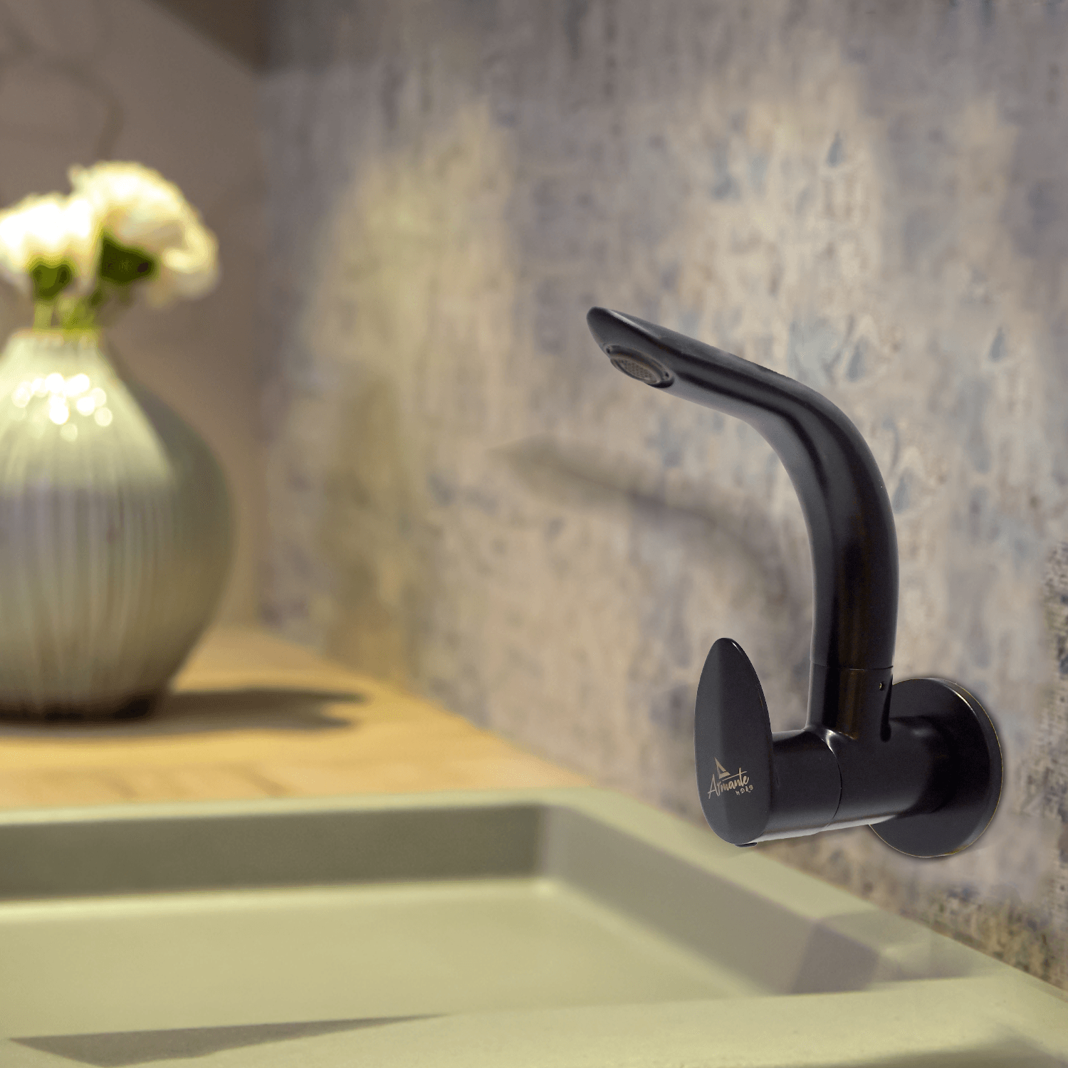 Nautica Sink Cock - Black | Modern & Durable Bathroom Faucet - D&B Bathware