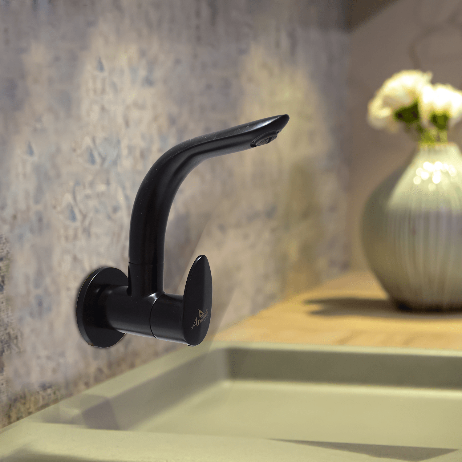 Nautica Sink Cock - Black | Modern & Durable Bathroom Faucet - D&B Bathware