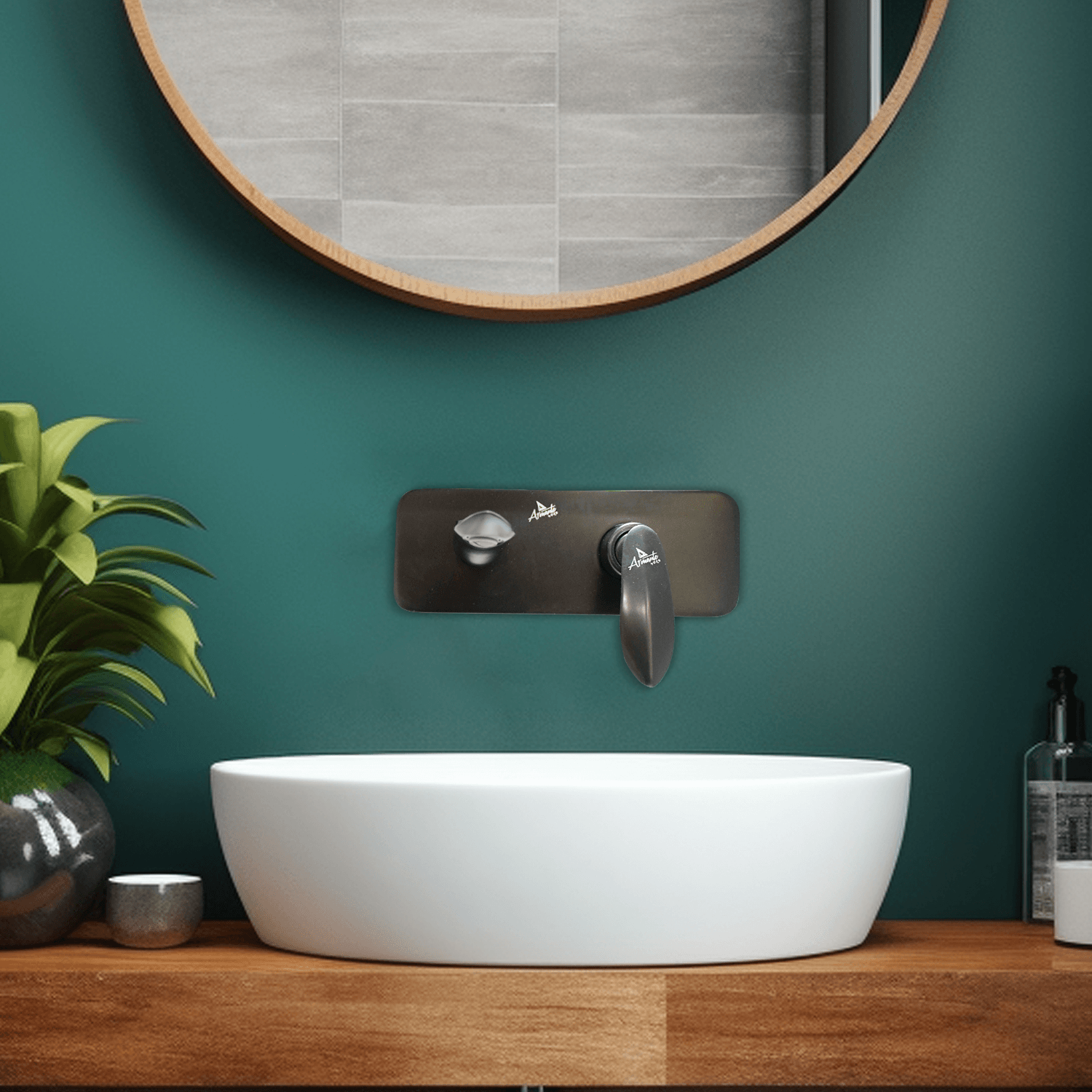 Nautica Swan Neck - Black | Elegant & Durable Bathroom Faucet - D&B Bathware
