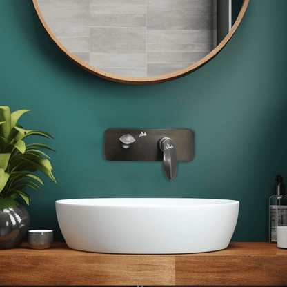 Nautica Swan Neck - Black | Elegant & Durable Bathroom Faucet - D&B Bathware