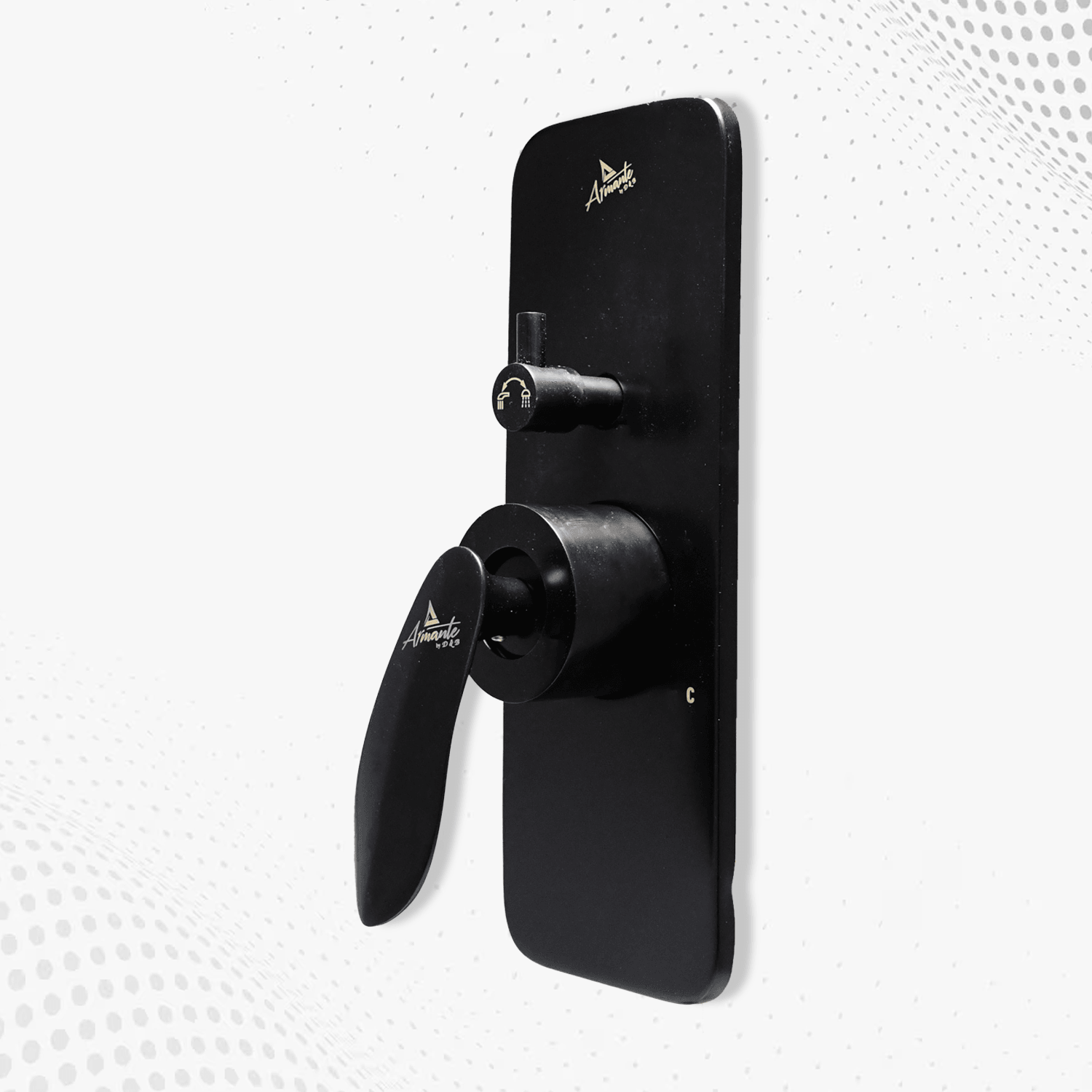 Nautica Upper Parts High Flow Diverter 46mm - Black | Premium Bathroom Diverter - D&B Bathware