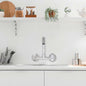OLIVIA Brass Kitchen Sink Mixer 2 Handle Tap For Bathroom and Kitchen Complete - D&B Bathware