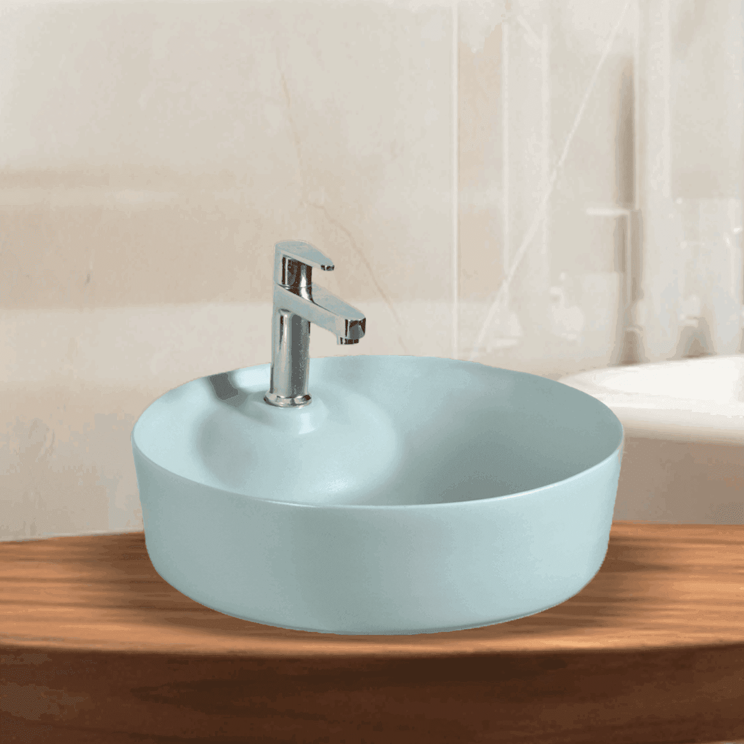 Omega Olive Matt Table Top Basin | Stylish Natural Elegance for Your Bathroom - D&B Bathware