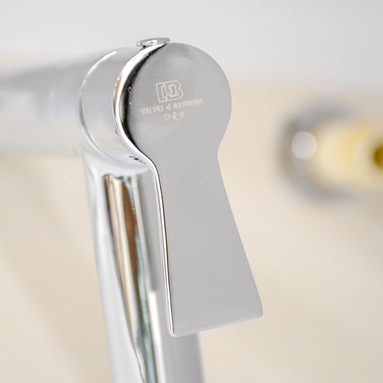 PICCOLO Brass Extended Tall Pillar Cock Tap - Ideal for Bath & Kitchen High Flow - D&B Bathware