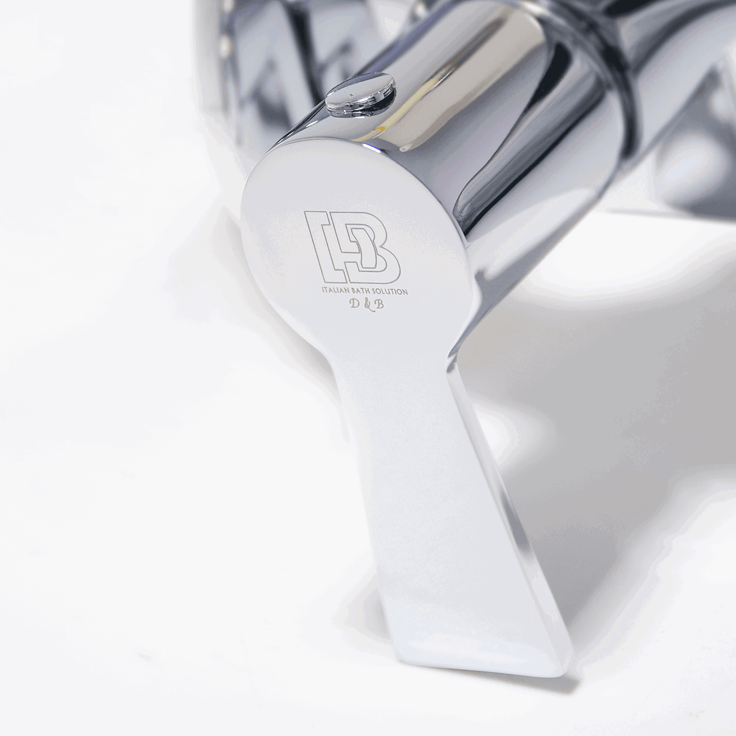 Piccolo Full Brass 2 Way Bib Cock Tap Ideal for Bathroom & Kitchen Chrome Finish Faucet Set - D&B Bathware