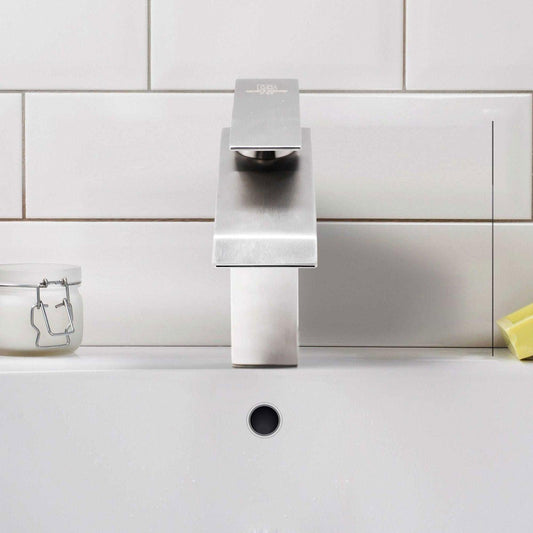 Premium Artistic Designer Basin Mixer Tap Matt Finish Single Lever Faucet Set - D&B Bathware