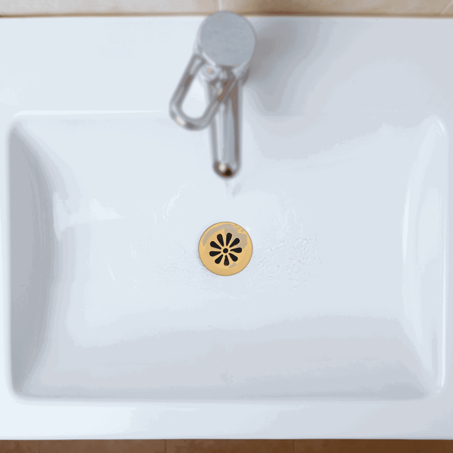 Premium Brass Wash Basin Drain Waste Coupling with Full Thread Design | Long-Lasting Grid Strainer for Efficient Drainage - D&B Bathware