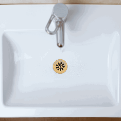 Premium Brass Wash Basin Drain Waste Coupling with Full Thread Design | Long-Lasting Grid Strainer for Efficient Drainage - D&B Bathware