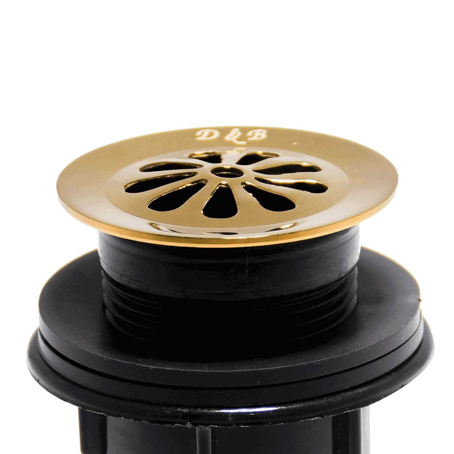 Premium Brass Wash Basin Drain Waste Coupling with Full Thread Design | Long-Lasting Grid Strainer for Efficient Drainage - D&B Bathware