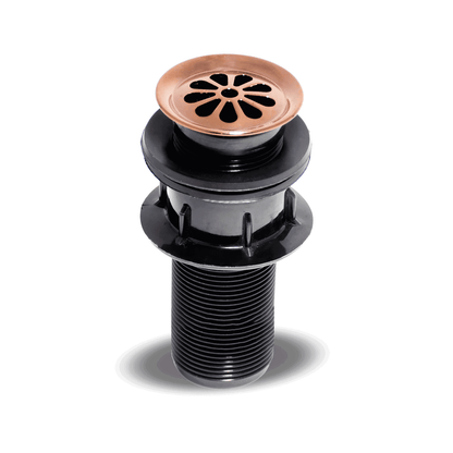 Premium Brass Wash Basin Drain Waste Coupling with Full Thread Design | Long-Lasting Grid Strainer for Efficient Drainage - D&B Bathware