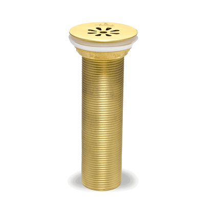 Premium Full Brass Wash Basin Drain Waste Coupling with Full Thread Design | Long-Lasting Grid Strainer for Efficient Drainage - D&B Bathware