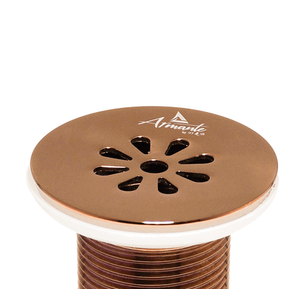 Premium Full Brass Wash Basin Drain Waste Coupling with Full Thread Design | Long-Lasting Grid Strainer for Efficient Drainage - D&B Bathware