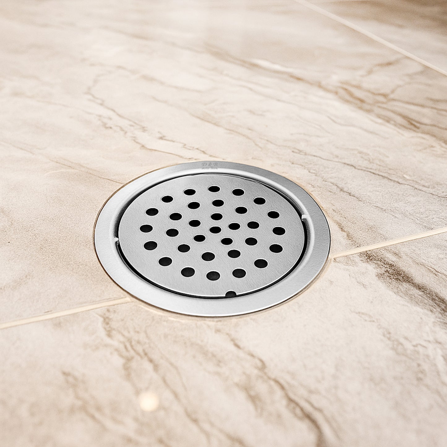 5x5 Inch Stainless Steel Locking Floor Drain Jali – Anti-Clog Cover( ROUND 121 )