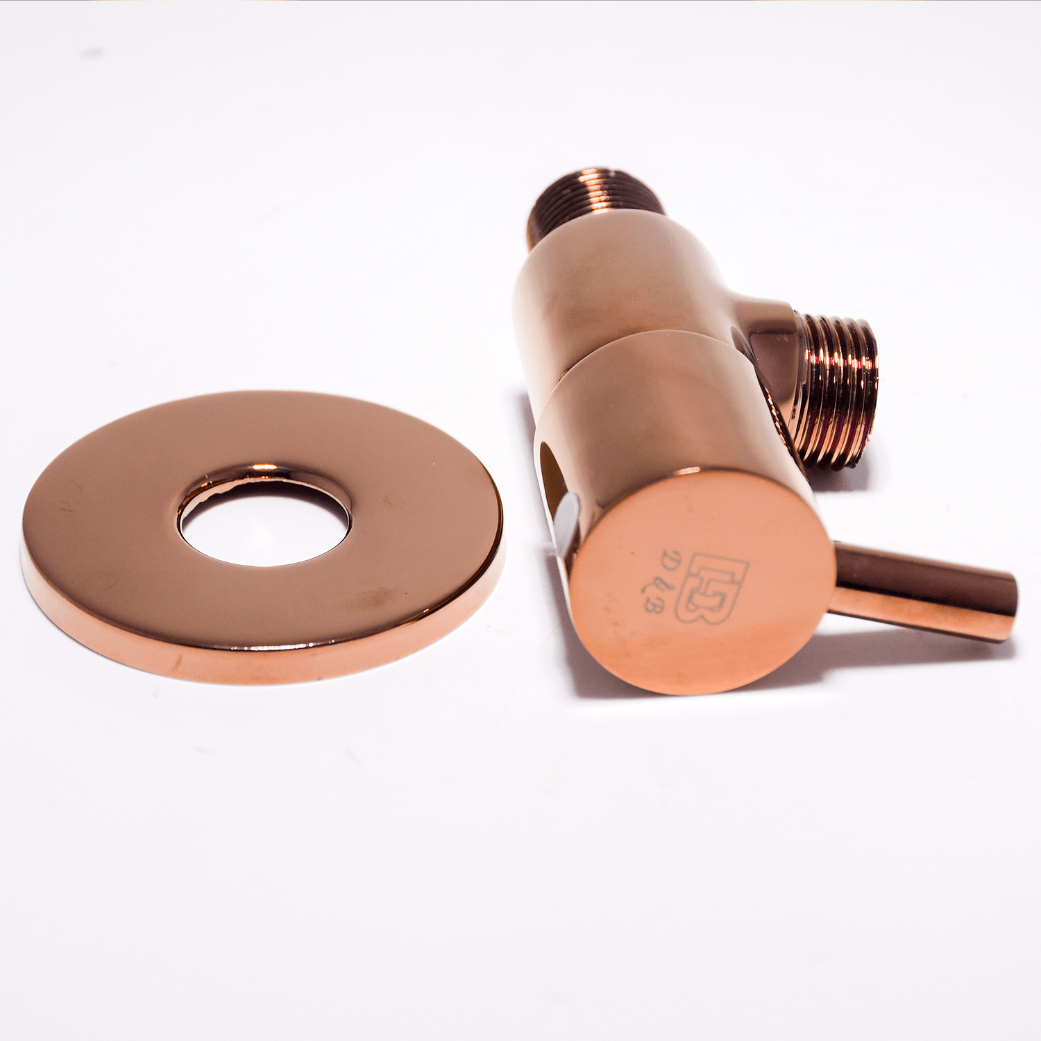 Roma Angle Valve (Plushy Rose Gold): Stylish Plumbing Solution - D&B Bathware