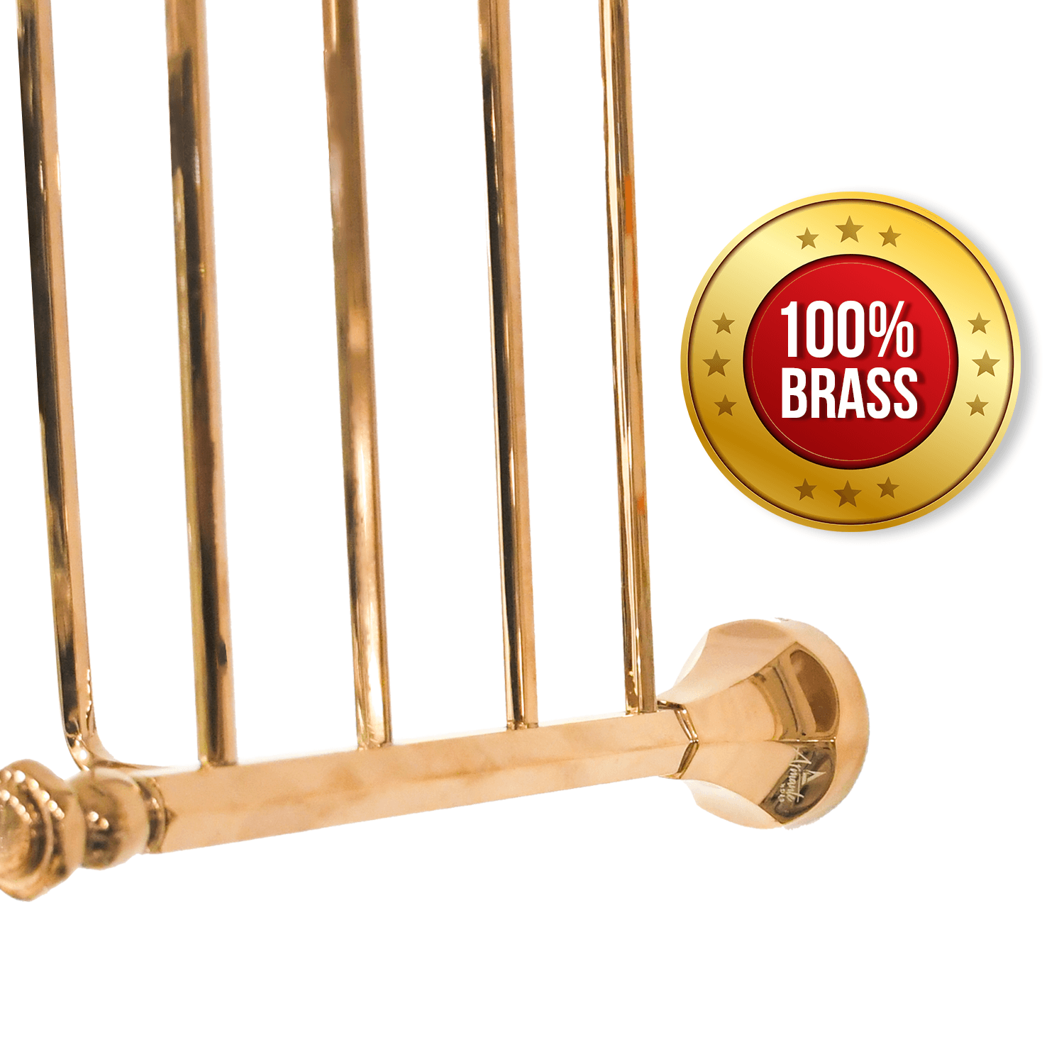 Rose Gold Towel Rack Floris Series - Elegant Bathware for Modern Bathrooms - D&B Bathware