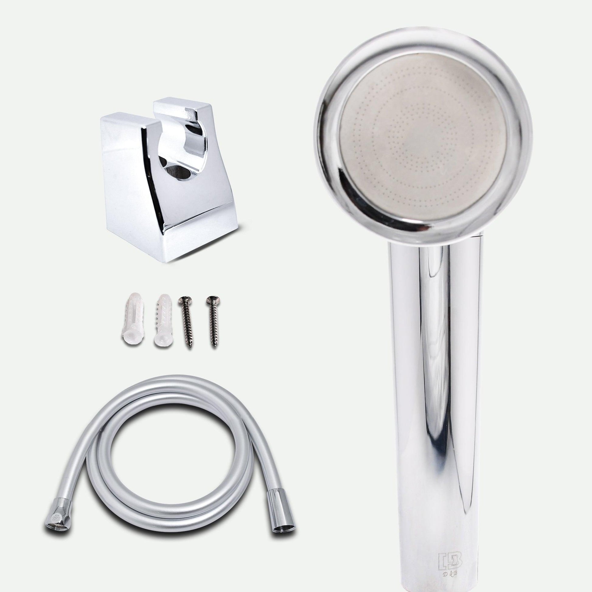 Luxury Round Handheld Shower Design for Bathroom with Hose and Holder Shower Head - D&B Bathware