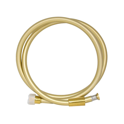 D&B Special Dura Heavy Duty PVC Hand Shower Hose | Health Faucet Pipe with Brass Connectors | Burst-Proof Hose for Handheld Shower | Antique Brushed Gold Matte Finish