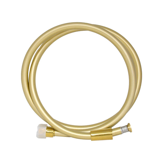 D&B Special Dura Heavy Duty PVC Hand Shower Hose | Health Faucet Pipe with Brass Connectors | Burst-Proof Hose for Handheld Shower | Antique Brushed Gold Matte Finish
