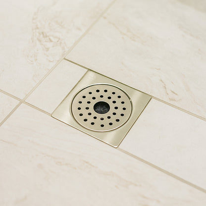 5x5 Inch Stainless Steel Locking Floor Drain Jali – Anti-Clog Cover( SQUARE 521-H )