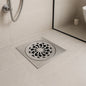 5x5 Inch Stainless Steel Locking Floor Drain Jali – Anti-Clog Cover( SQUARE 531 )