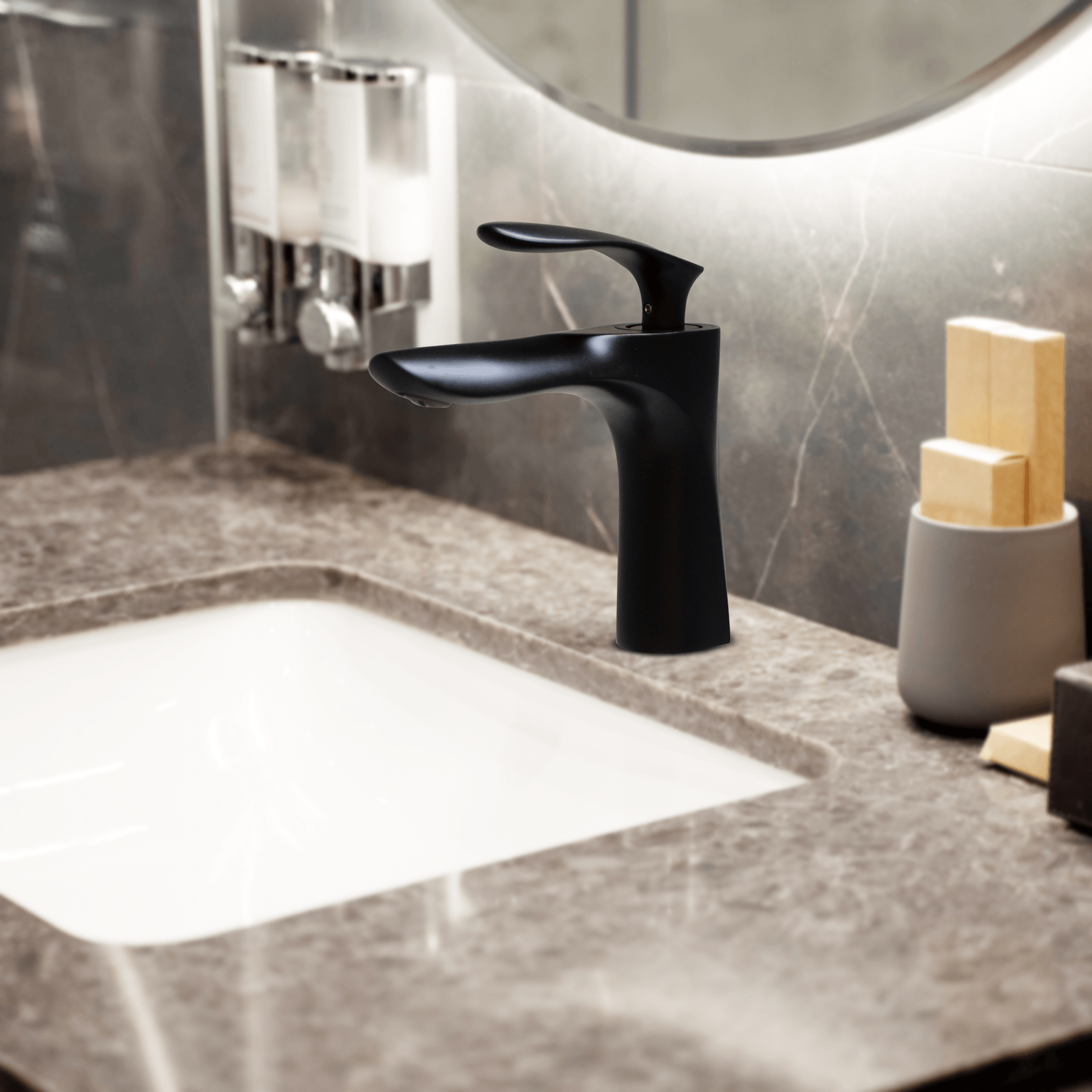 Short Boy Basin Mixer | Modern Bathroom Taps for Compact Spaces - D&B Bathware