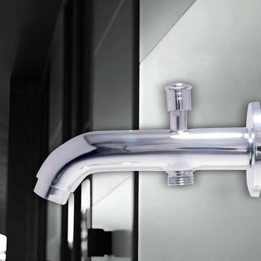 Tip Top Spout (Silver): Sleek & Versatile Design - D&B Bathware