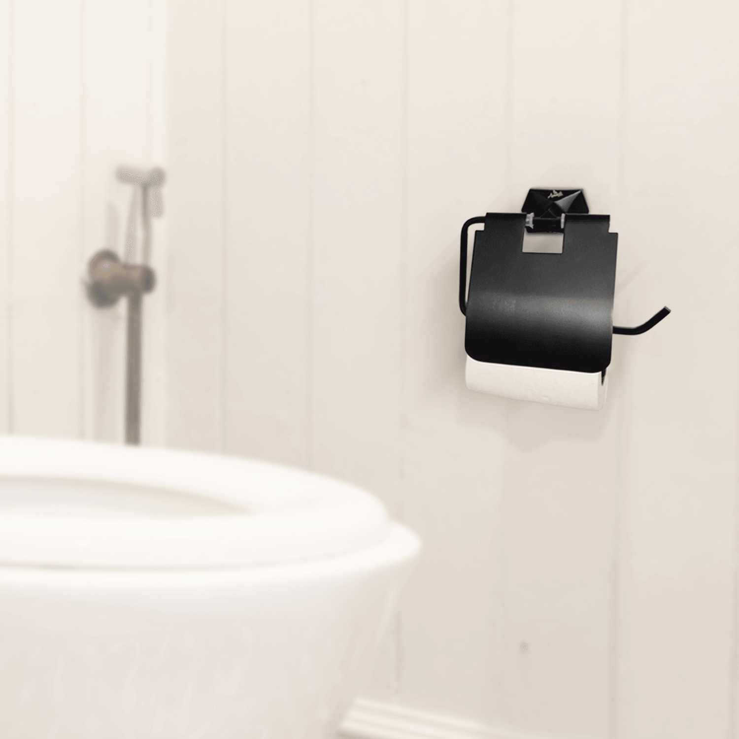 Gloria Series Black Toilet Paper Holder - Stylish & Durable Bathware - D&B Bathware