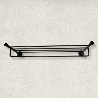 Towel Rack Black Floris – Stylish & Modern Bathroom Storage - D&B Bathware