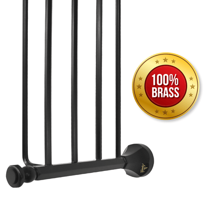 Towel Rack Black Floris – Stylish & Modern Bathroom Storage - D&B Bathware