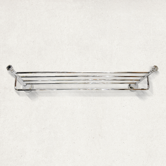 Silver Towel Rack Floris Series - Premium Bathware for Modern Bathrooms