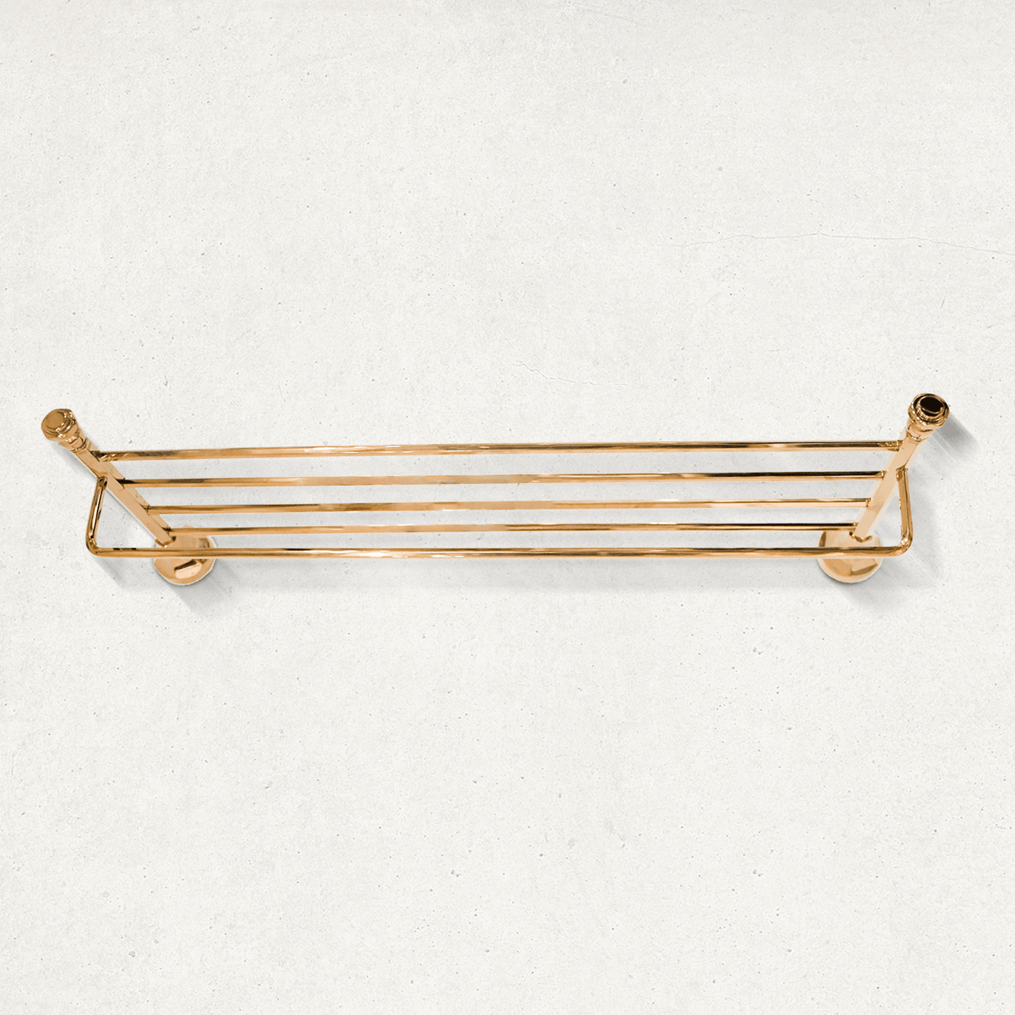 Towel Rack Rose Gold Floris – Elegant Rose Gold Towel Rack for Stylish Bathroom Storage, Luxury Organizer, Modern Bathroom Accessories - D&B Bathware