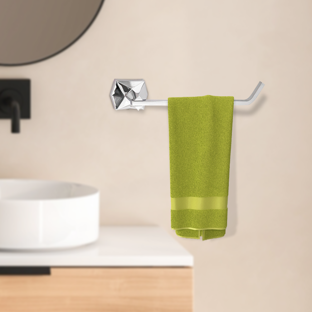 Towel Ring - Gloria Series in Silver | Stylish Bathware Accessories - D&B Bathware