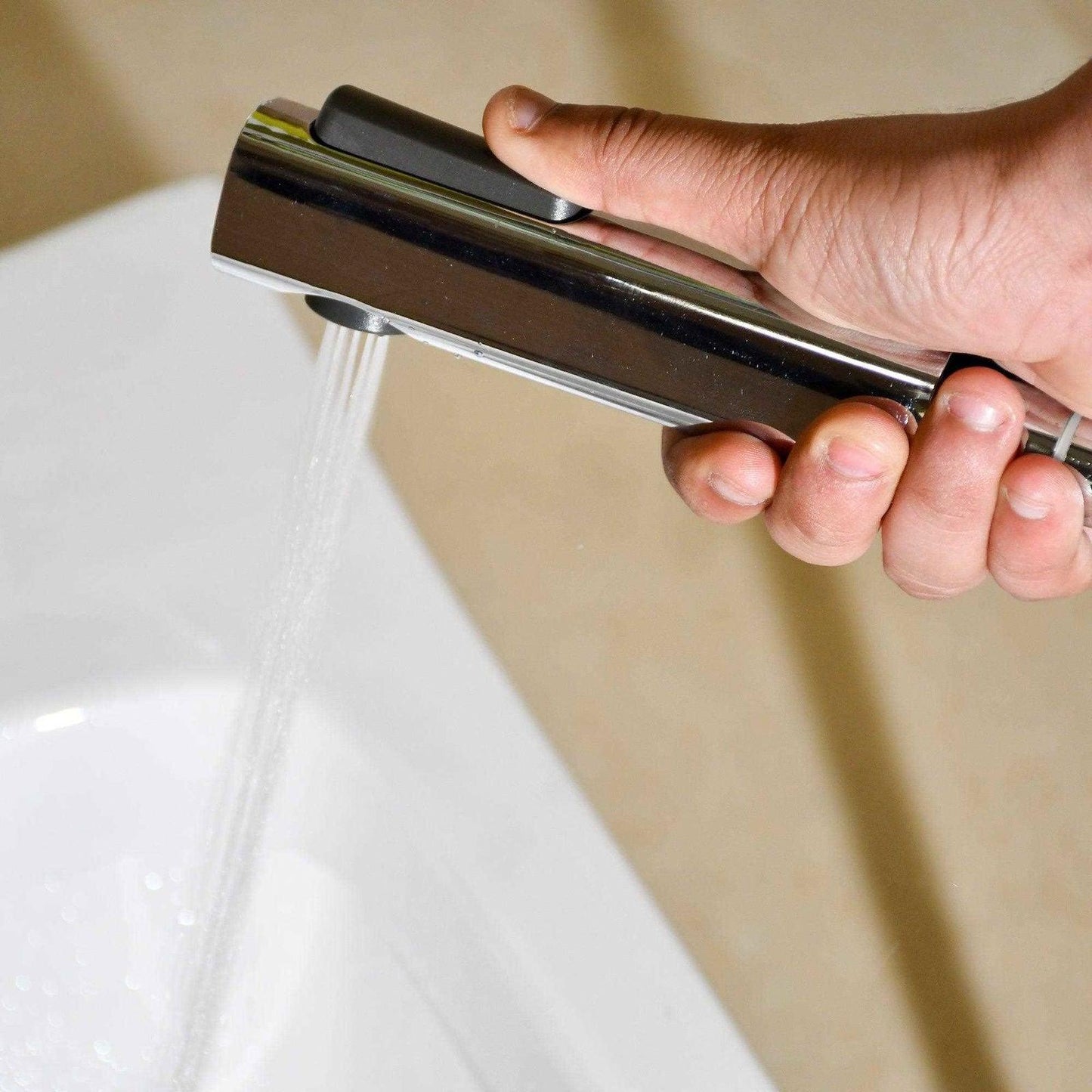 Wall-Mount Toilet Spray Gun - Sleek Jet Spray Tap for Improved Bathroom Health - D&B Bathware