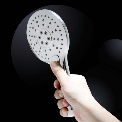 Multi Functional Hand Shower With 1.5 mtr SS Pipe And Wall Hook Shower Head - D&B Bathware